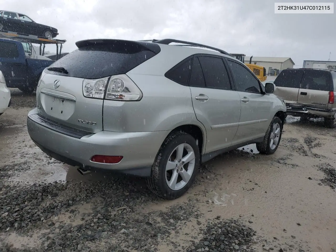 2007 Lexus Rx 350 VIN: 2T2HK31U47C012115 Lot: 56494795