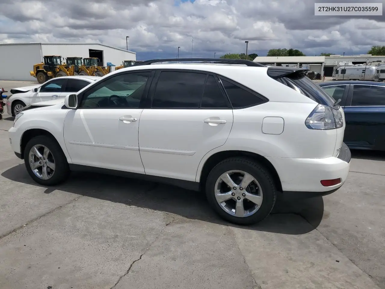 2007 Lexus Rx 350 VIN: 2T2HK31U27C035599 Lot: 56703095