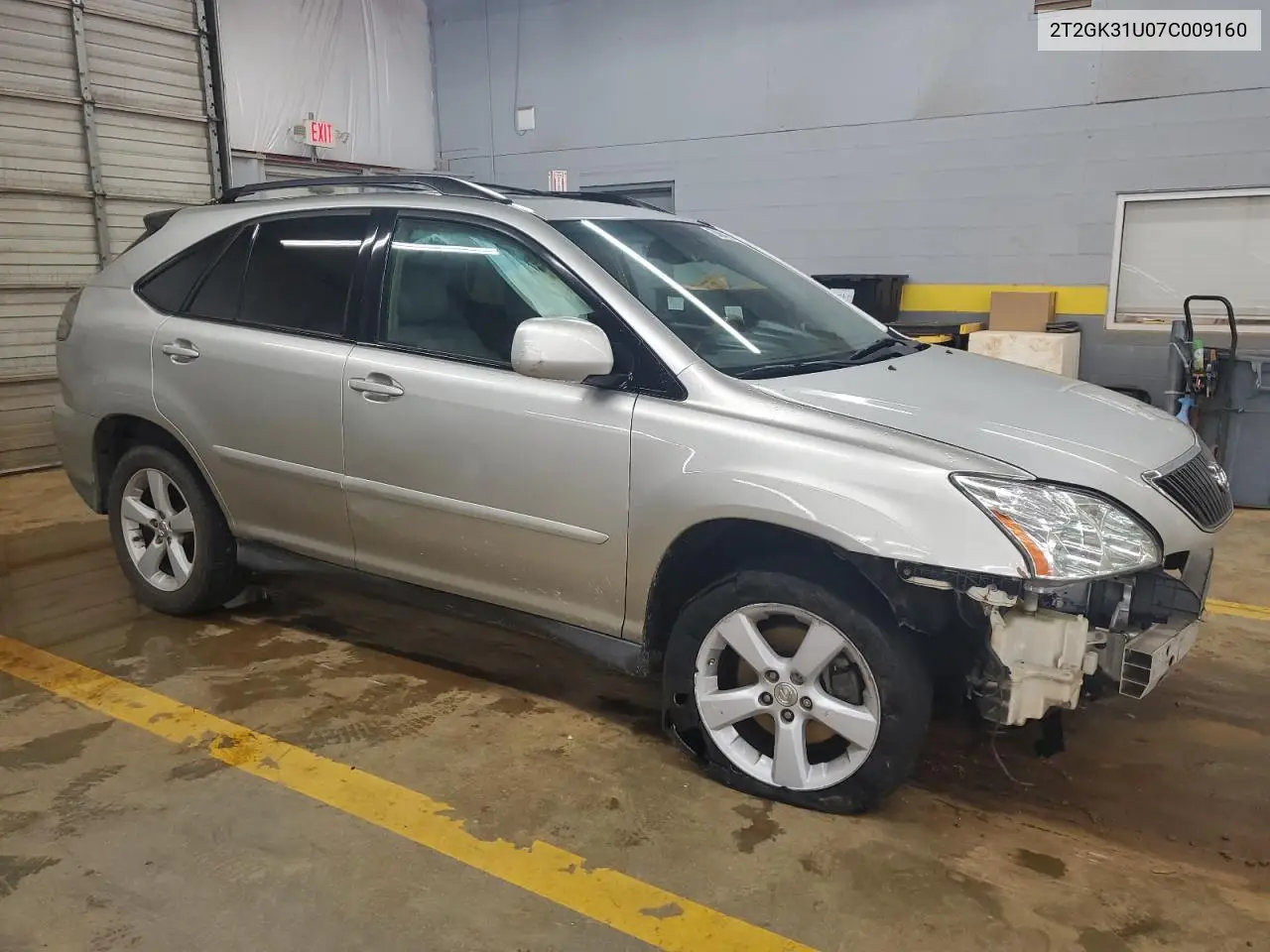 2007 Lexus Rx 350 VIN: 2T2GK31U07C009160 Lot: 56842655