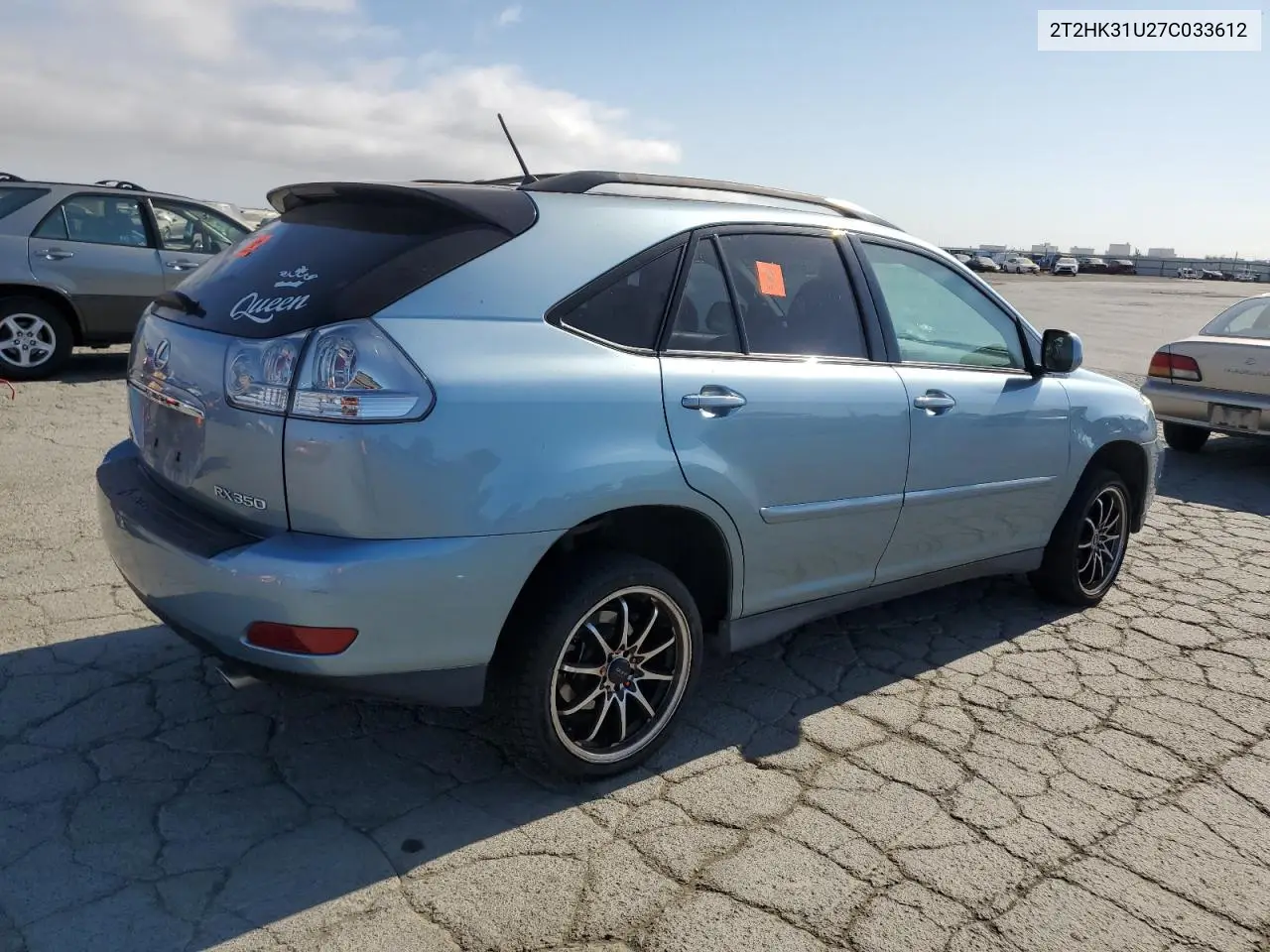 2007 Lexus Rx 350 VIN: 2T2HK31U27C033612 Lot: 60467215