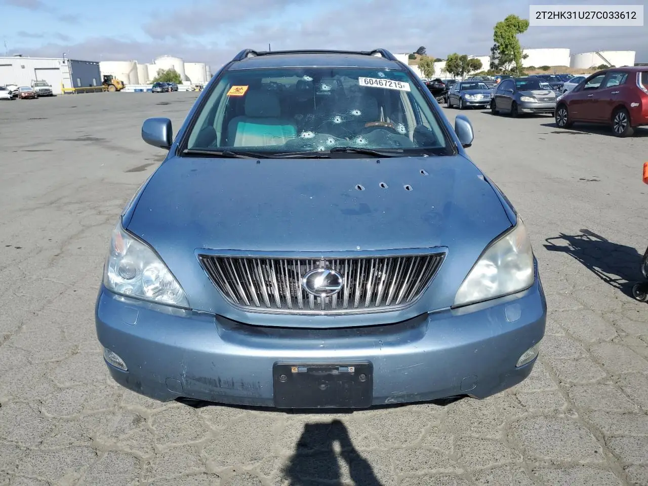 2007 Lexus Rx 350 VIN: 2T2HK31U27C033612 Lot: 60467215