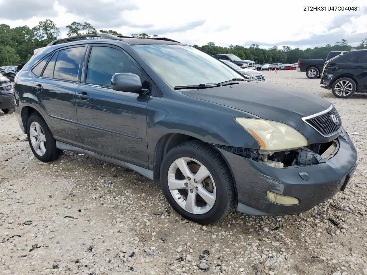 2007 Lexus Rx 350 VIN: 2T2HK31U47C040481 Lot: 61731115