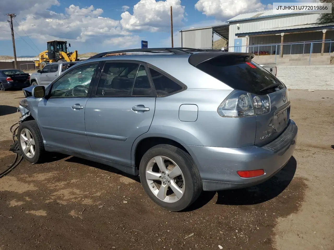 2007 Lexus Rx 350 VIN: JTJHK31U772019866 Lot: 62722685