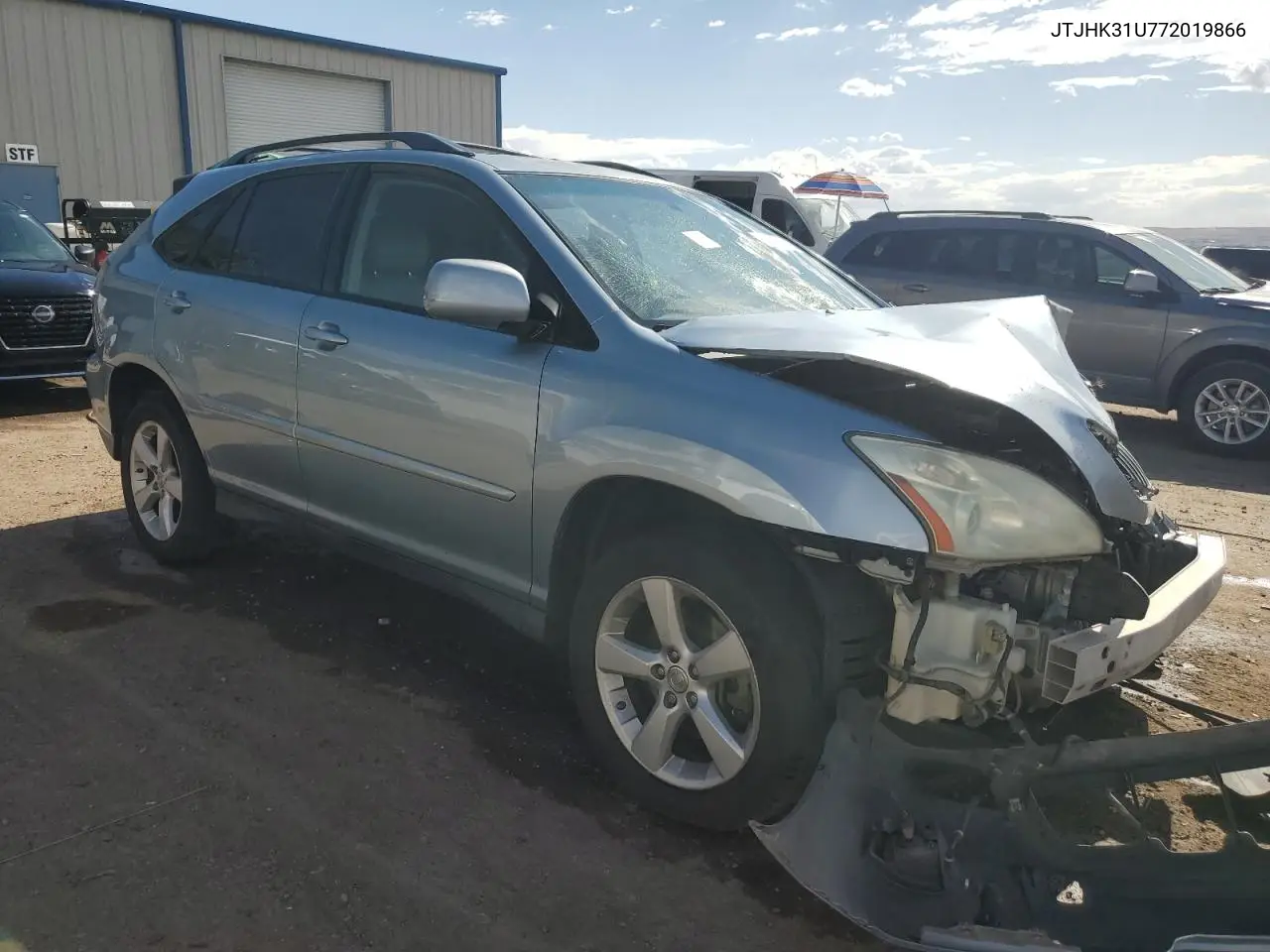 2007 Lexus Rx 350 VIN: JTJHK31U772019866 Lot: 62722685