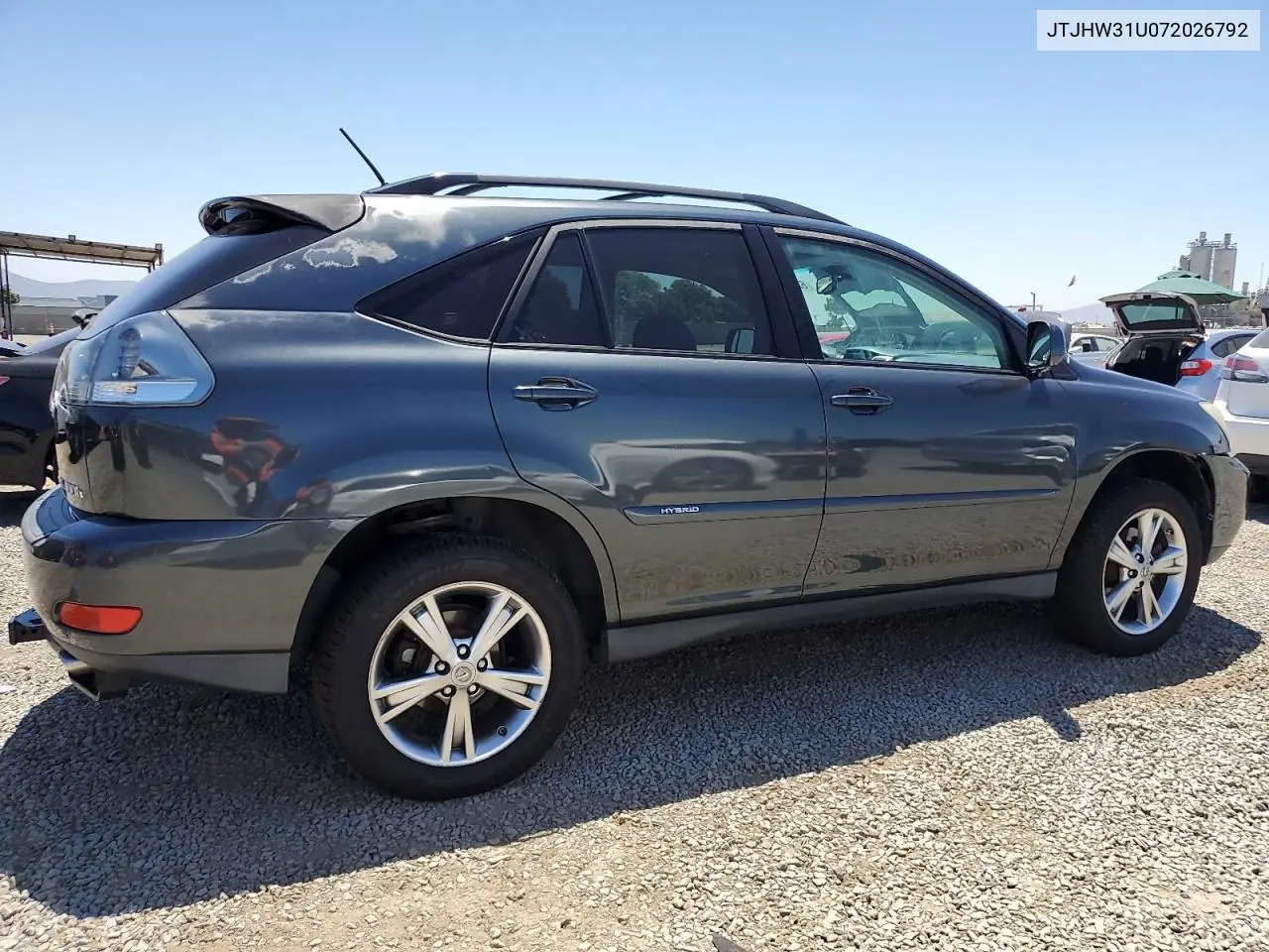 2007 Lexus Rx 400H VIN: JTJHW31U072026792 Lot: 62728935