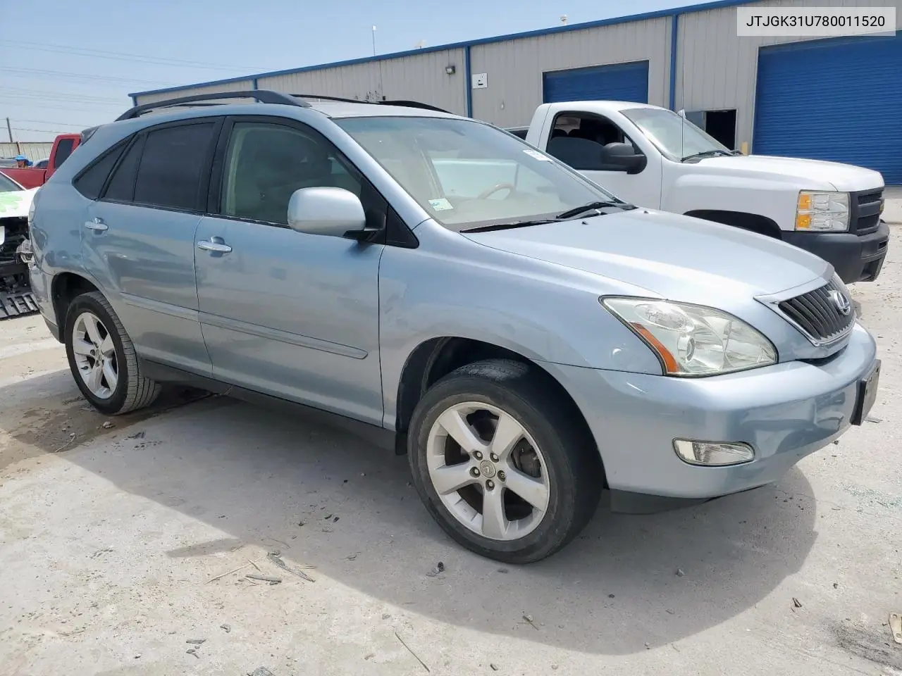 2008 Lexus Rx 350 VIN: JTJGK31U780011520 Lot: 56695115