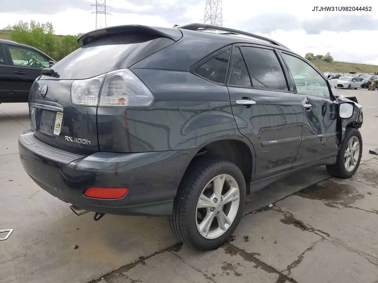 jtjhw31u982044452 JTJHW31U982044452 2008 Lexus Rx 400H