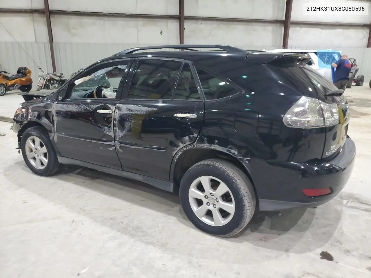 2008 Lexus Rx 350 VIN: 2T2HK31UX8C080596 Lot: 58348405