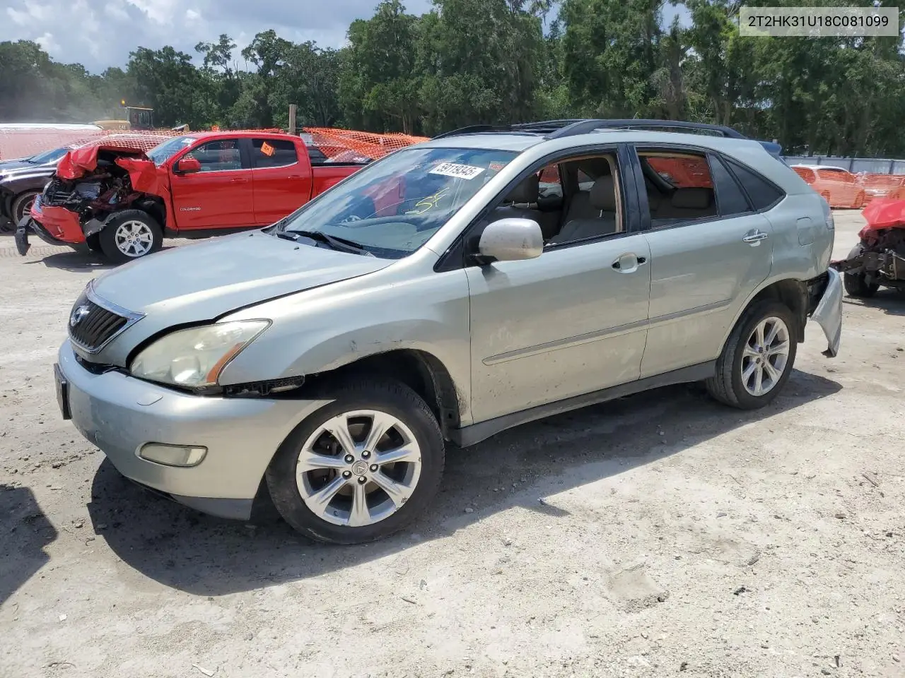 2008 Lexus Rx 350 VIN: 2T2HK31U18C081099 Lot: 59119345