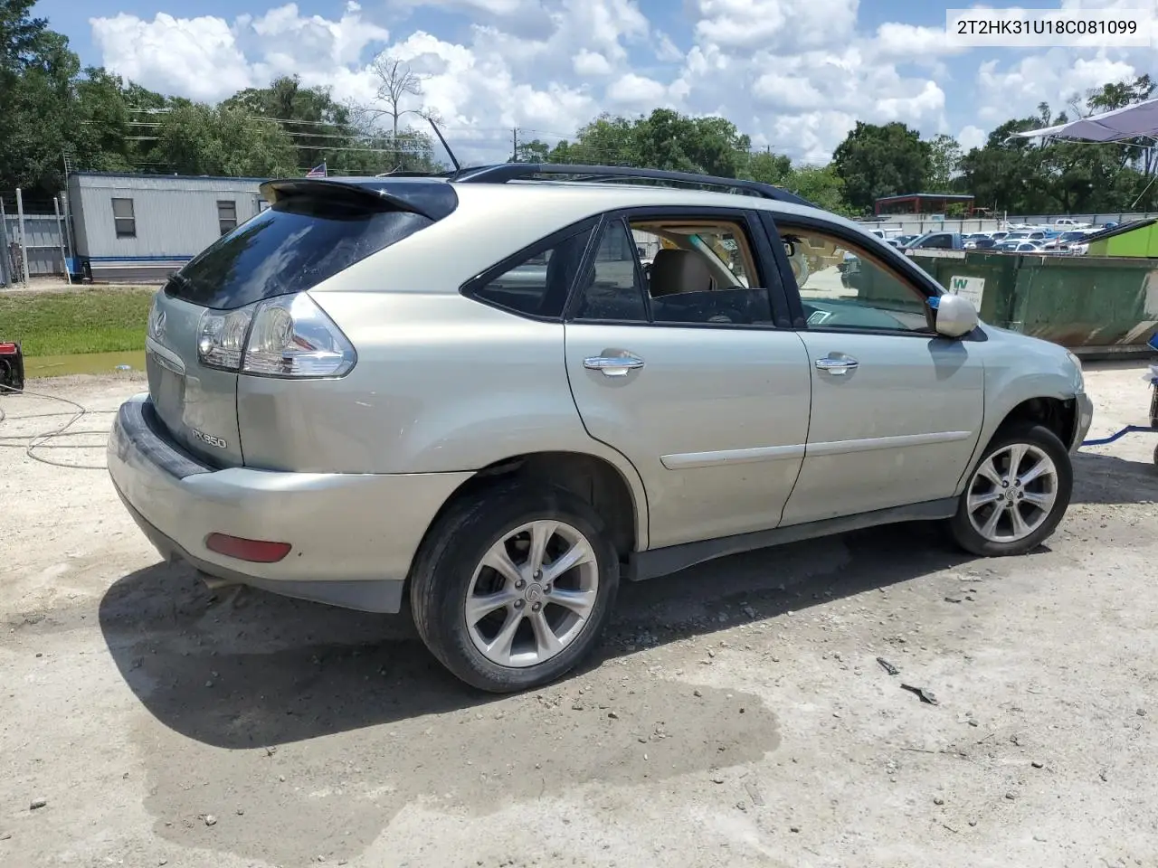2008 Lexus Rx 350 VIN: 2T2HK31U18C081099 Lot: 59119345