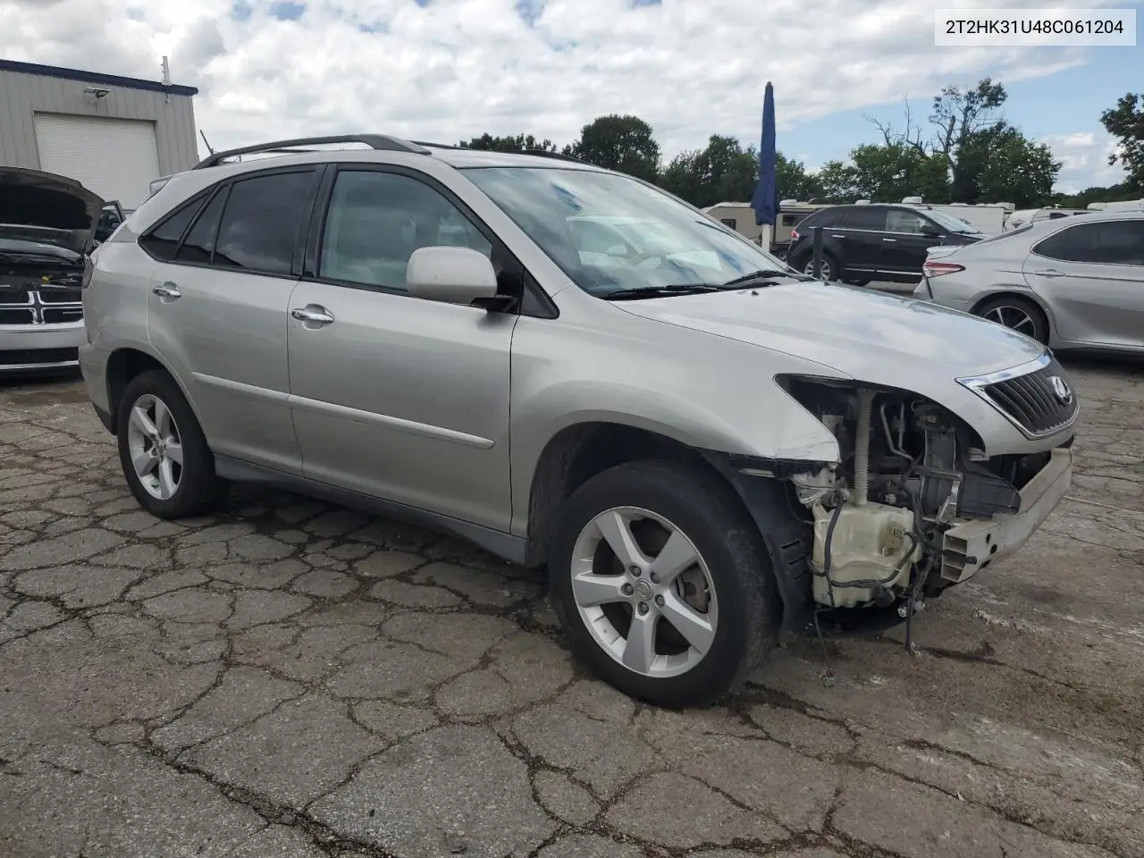 2008 Lexus Rx 350 VIN: 2T2HK31U48C061204 Lot: 62650915