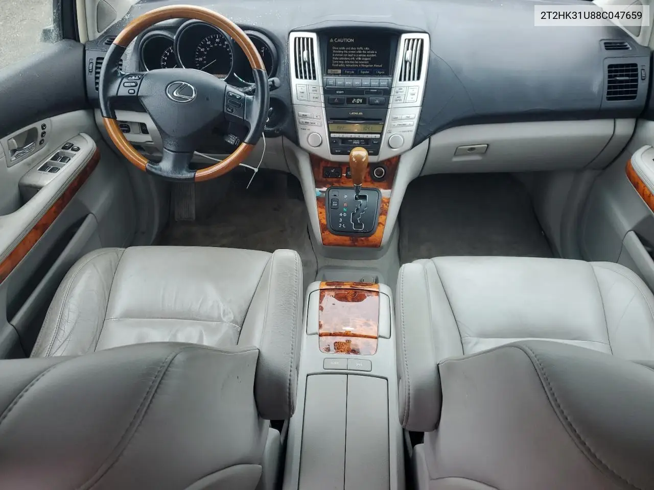 2008 Lexus Rx 350 VIN: 2T2HK31U88C047659 Lot: 62932045
