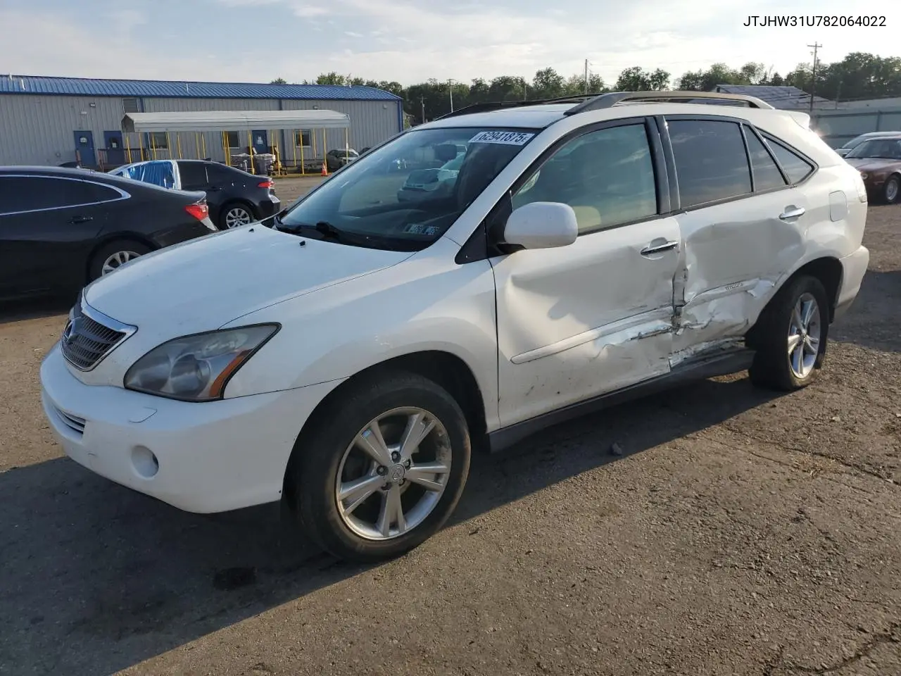 2008 Lexus Rx 400H VIN: JTJHW31U782064022 Lot: 62941875