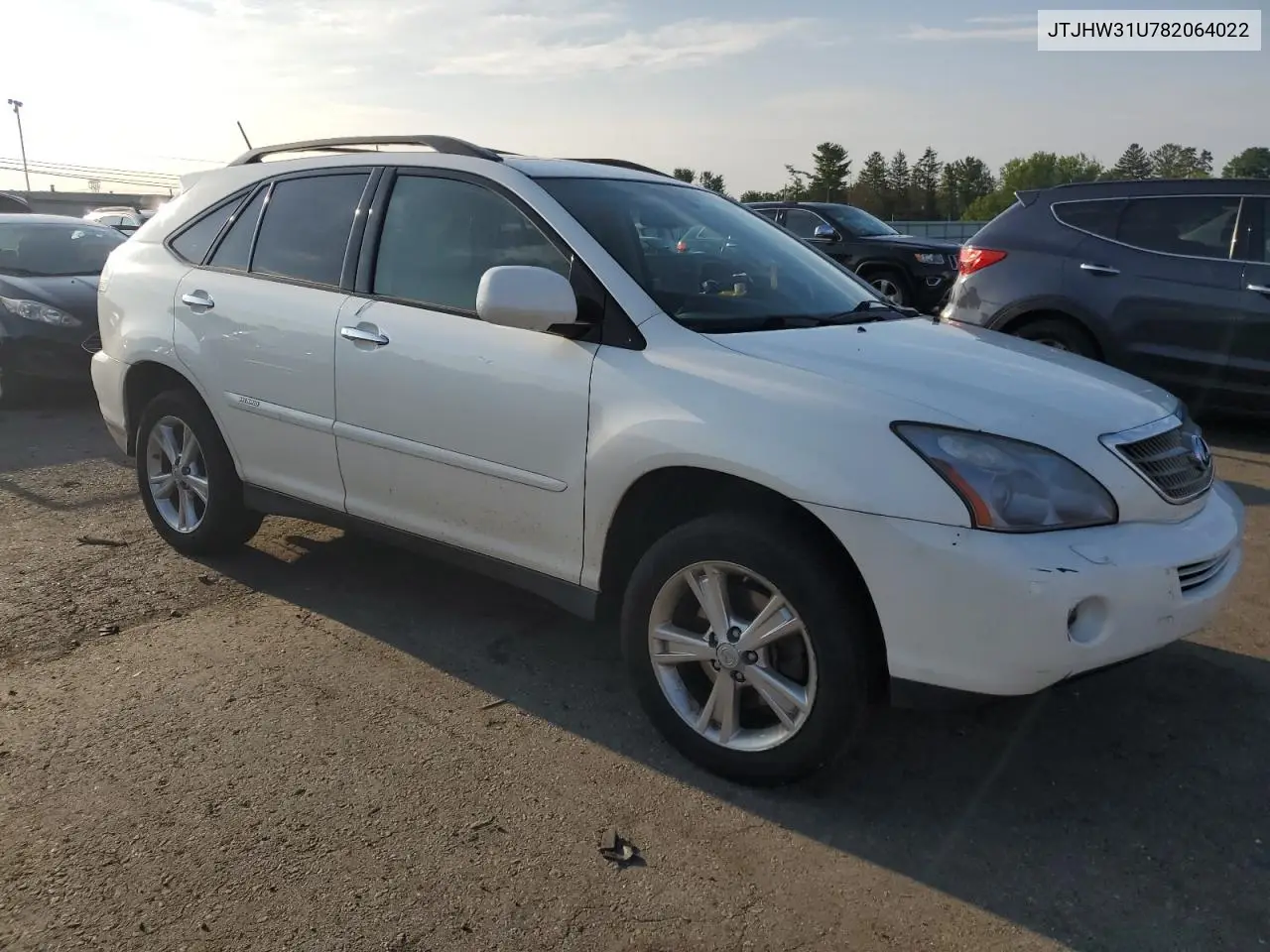 2008 Lexus Rx 400H VIN: JTJHW31U782064022 Lot: 62941875