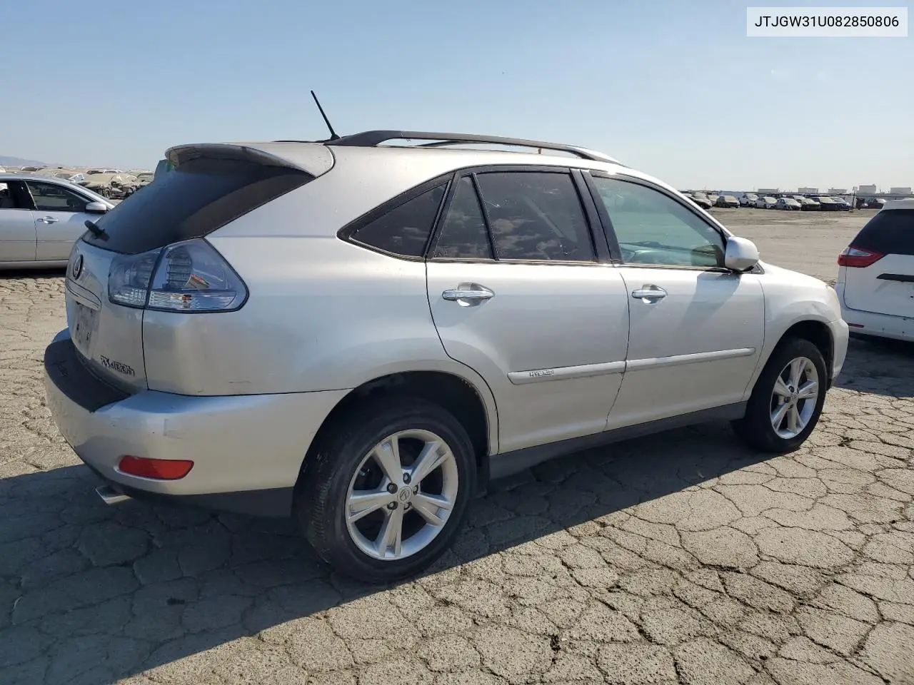 2008 Lexus Rx 400H VIN: JTJGW31U082850806 Lot: 63141875