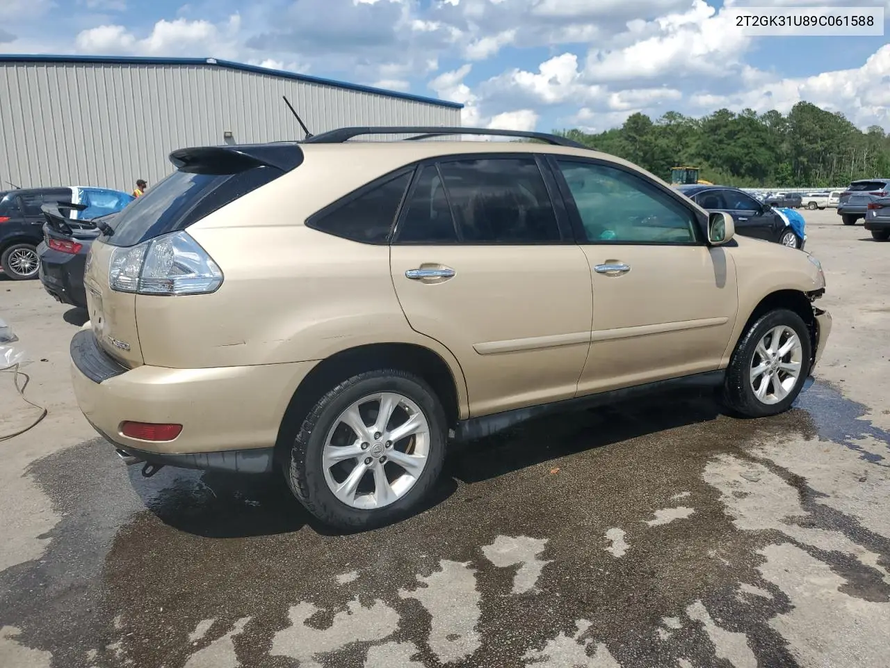 2009 Lexus Rx 350 VIN: 2T2GK31U89C061588 Lot: 56591025