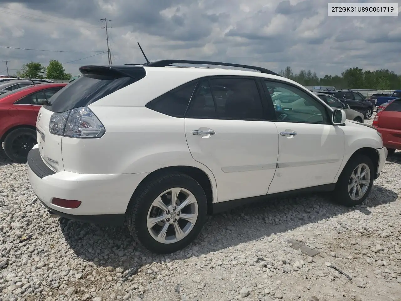 2009 Lexus Rx 350 VIN: 2T2GK31U89C061719 Lot: 56882895