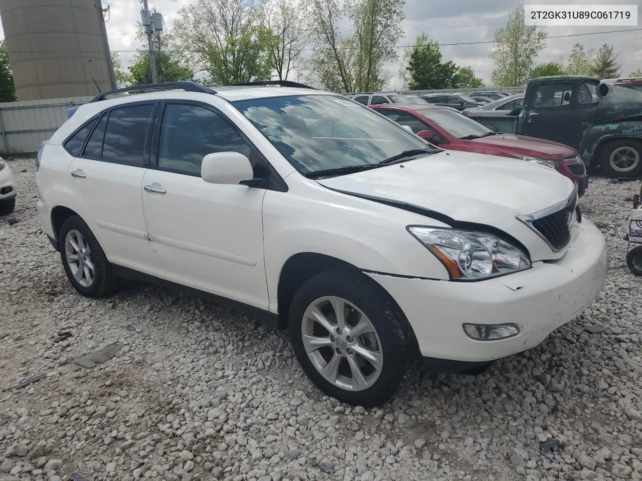 2009 Lexus Rx 350 VIN: 2T2GK31U89C061719 Lot: 56882895