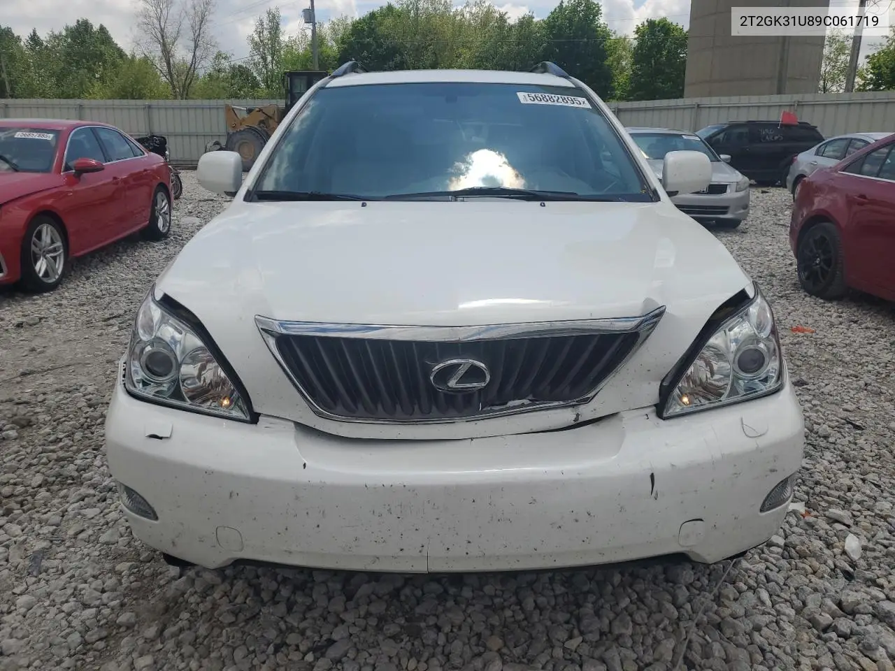 2009 Lexus Rx 350 VIN: 2T2GK31U89C061719 Lot: 56882895