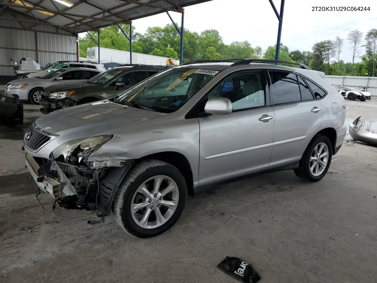 2009 Lexus Rx 350 VIN: 2T2GK31U29C064244 Lot: 56950665