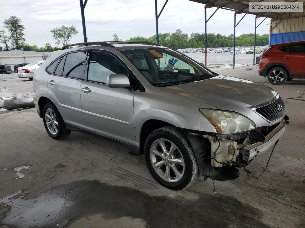 2009 Lexus Rx 350 VIN: 2T2GK31U29C064244 Lot: 56950665