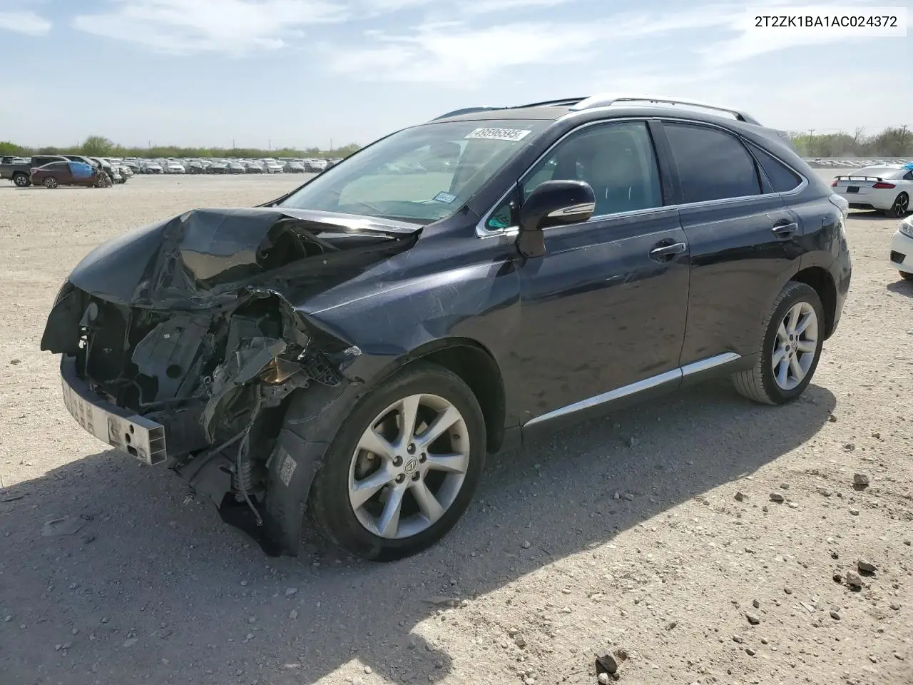 2010 Lexus Rx 350 VIN: 2T2ZK1BA1AC024372 Lot: 49596595
