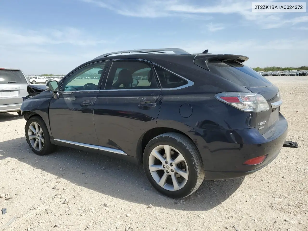 2010 Lexus Rx 350 VIN: 2T2ZK1BA1AC024372 Lot: 49596595