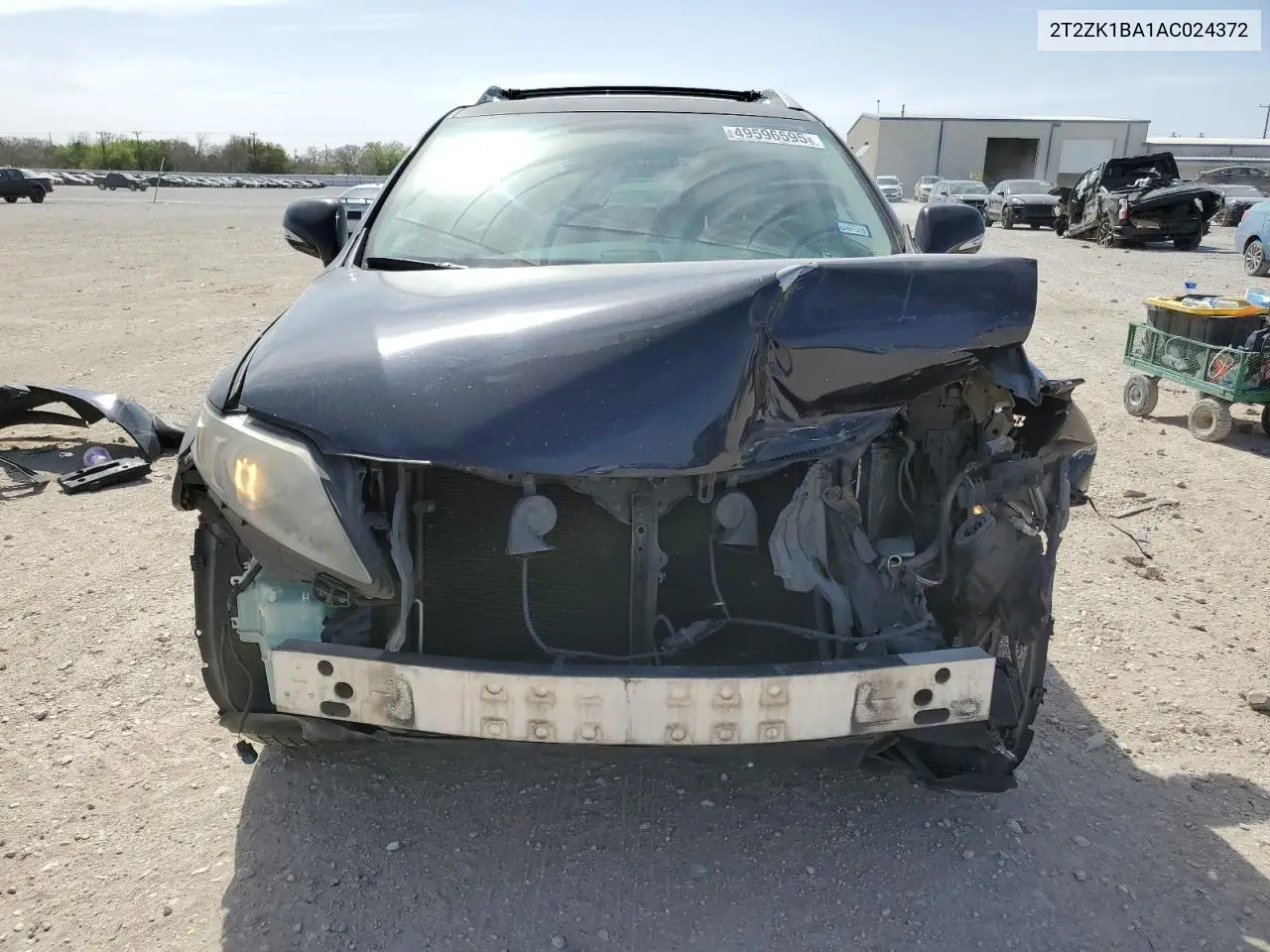 2010 Lexus Rx 350 VIN: 2T2ZK1BA1AC024372 Lot: 49596595