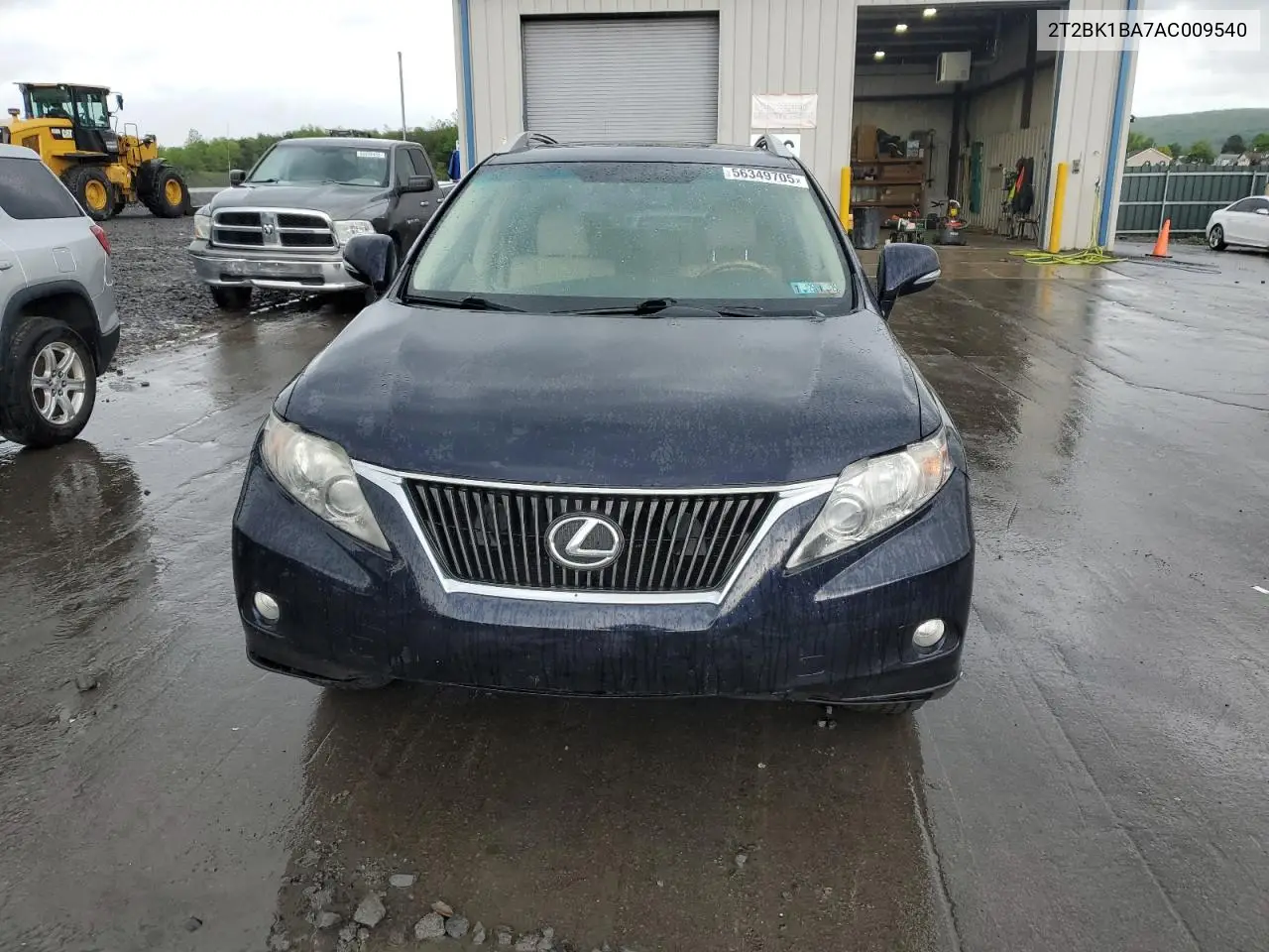 2010 Lexus Rx 350 VIN: 2T2BK1BA7AC009540 Lot: 56349705