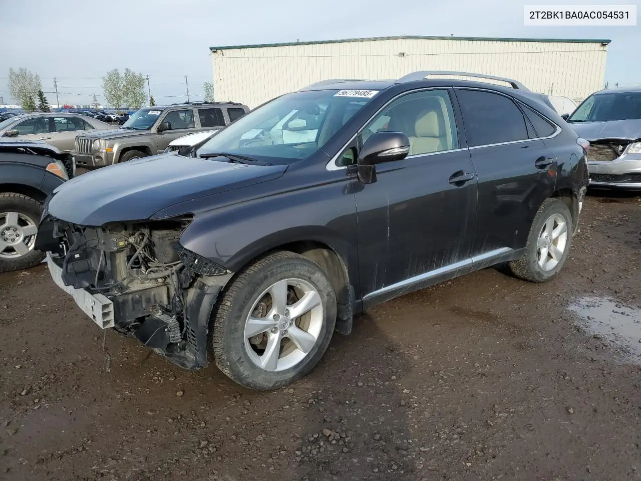 2010 Lexus Rx 350 VIN: 2T2BK1BA0AC054531 Lot: 56779485