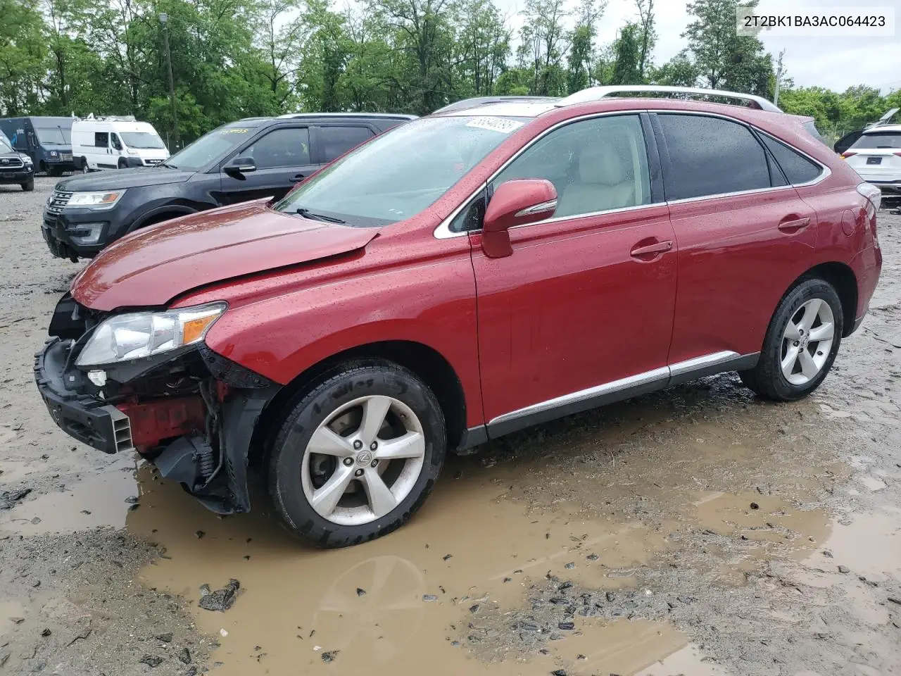 2010 Lexus Rx 350 VIN: 2T2BK1BA3AC064423 Lot: 56840395