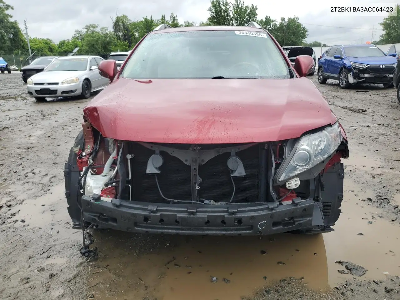 2010 Lexus Rx 350 VIN: 2T2BK1BA3AC064423 Lot: 56840395