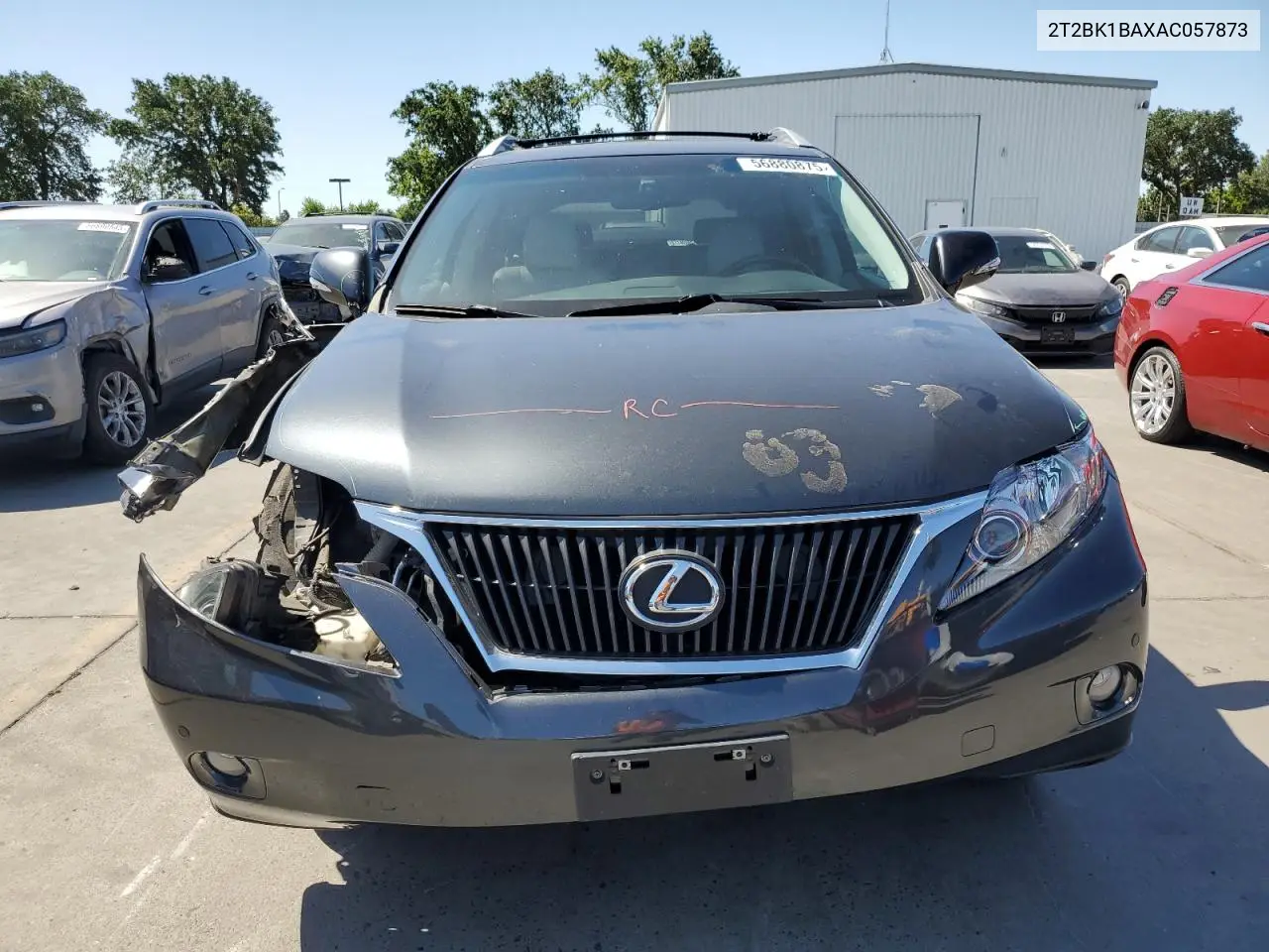 2010 Lexus Rx 350 VIN: 2T2BK1BAXAC057873 Lot: 56880875