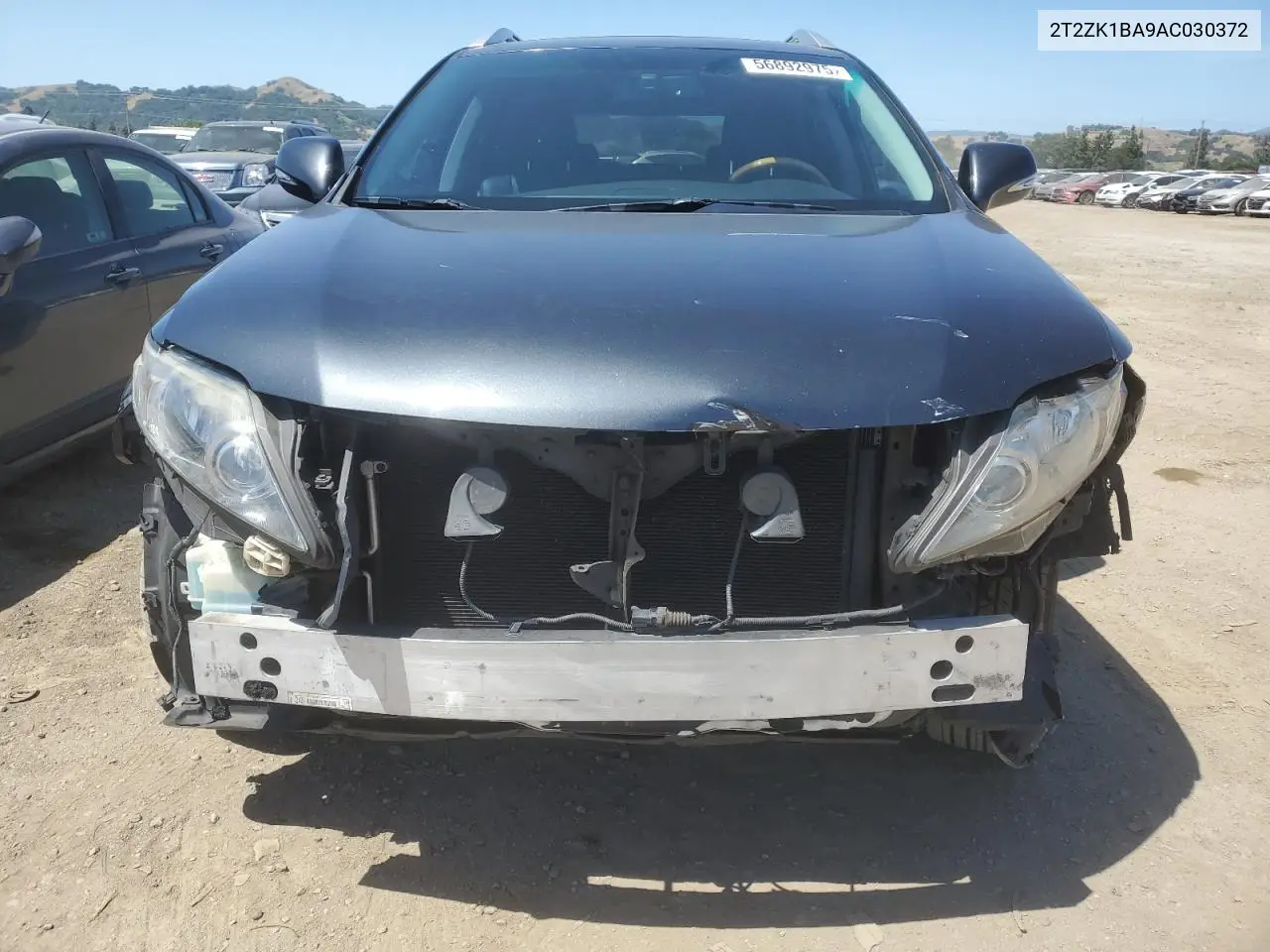 2010 Lexus Rx 350 VIN: 2T2ZK1BA9AC030372 Lot: 56892975