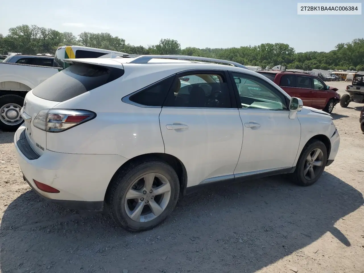 2010 Lexus Rx 350 VIN: 2T2BK1BA4AC006384 Lot: 56951055