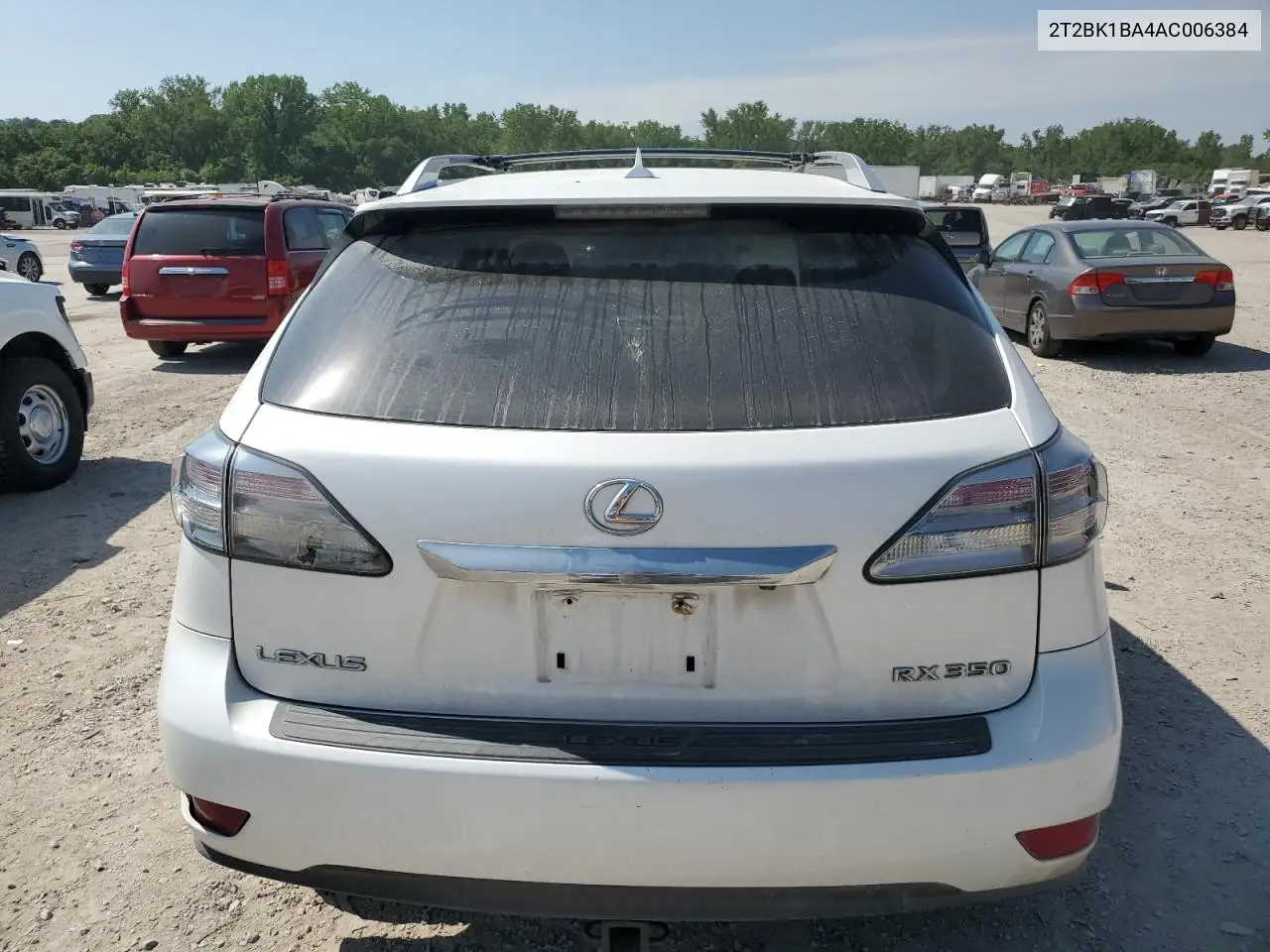 2010 Lexus Rx 350 VIN: 2T2BK1BA4AC006384 Lot: 56951055