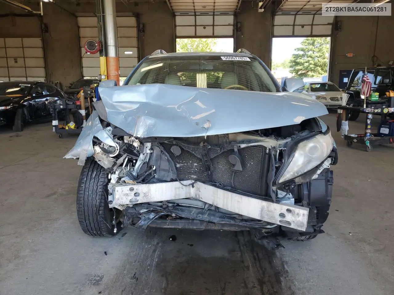2010 Lexus Rx 350 VIN: 2T2BK1BA5AC061281 Lot: 56967785
