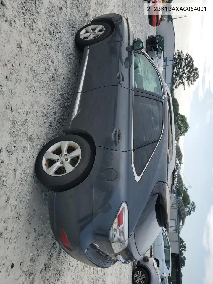 2010 Lexus Rx 350 VIN: 2T2BK1BAXAC064001 Lot: 61450455