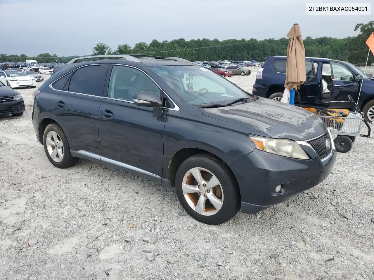 2010 Lexus Rx 350 VIN: 2T2BK1BAXAC064001 Lot: 61450455