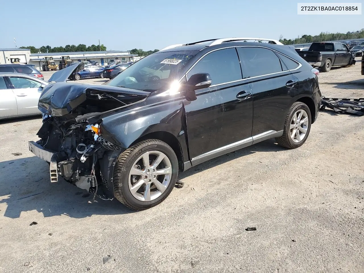 2010 Lexus Rx 350 VIN: 2T2ZK1BA0AC018854 Lot: 61998025