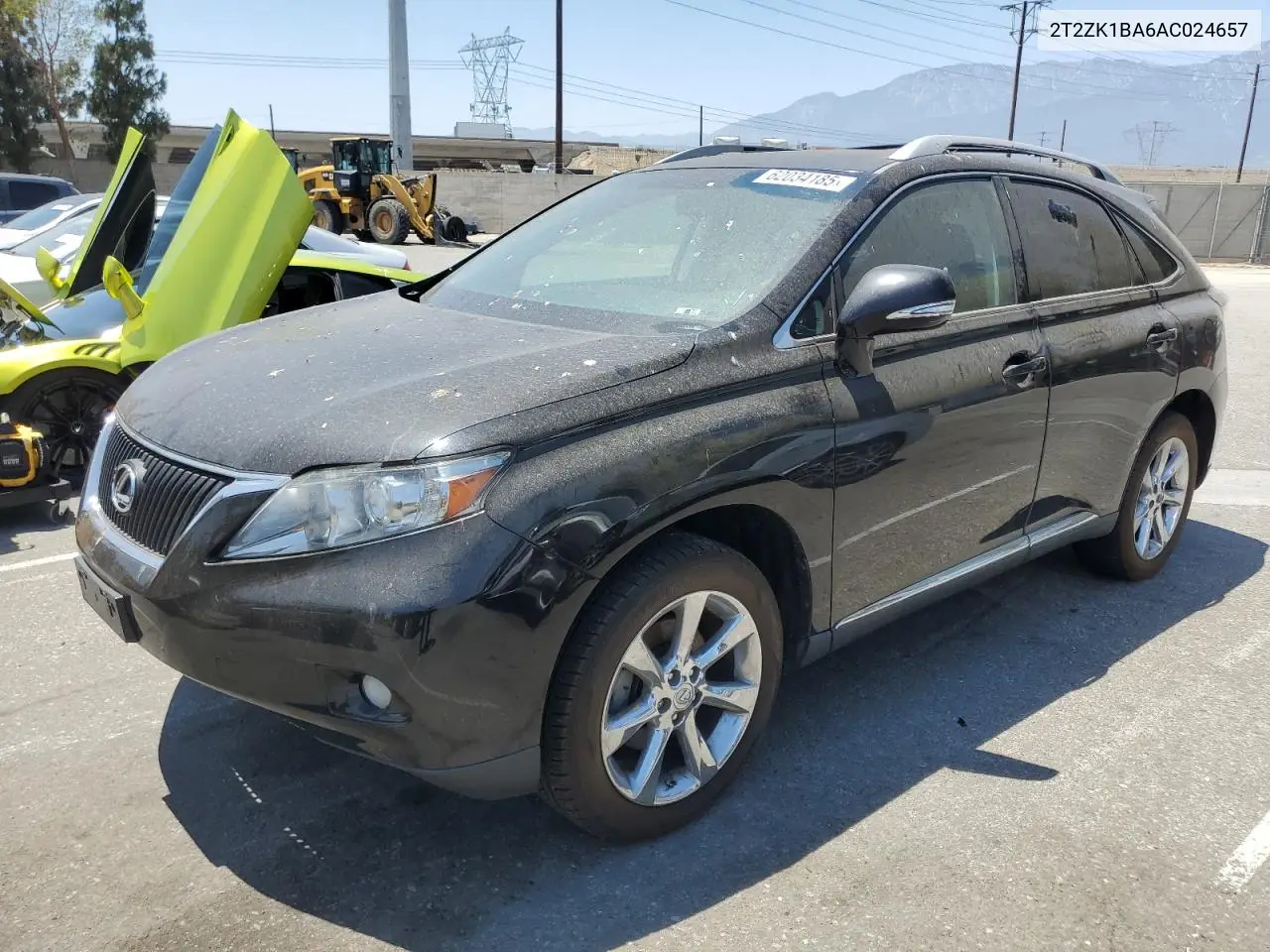 2010 Lexus Rx 350 VIN: 2T2ZK1BA6AC024657 Lot: 62034185