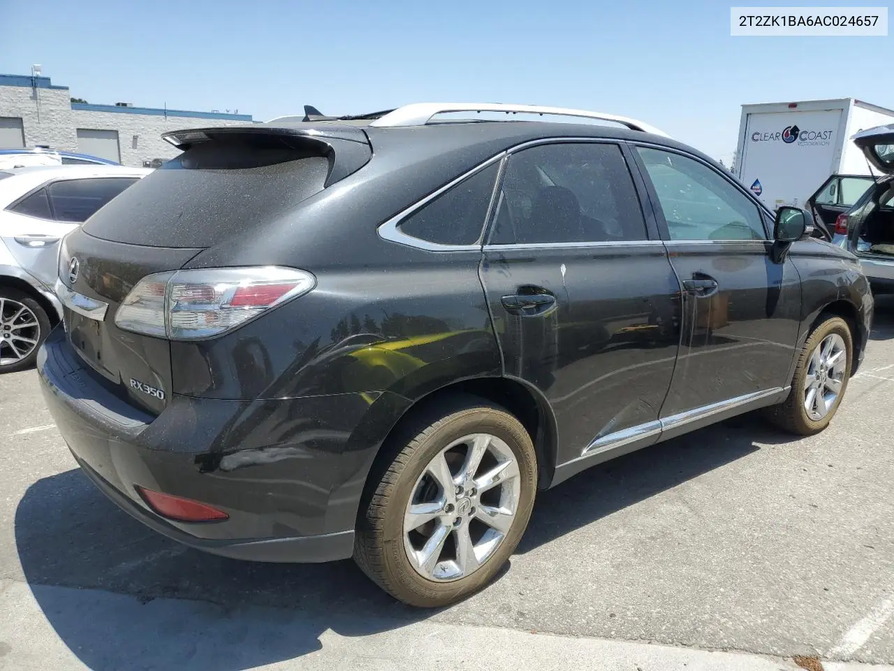 2010 Lexus Rx 350 VIN: 2T2ZK1BA6AC024657 Lot: 62034185