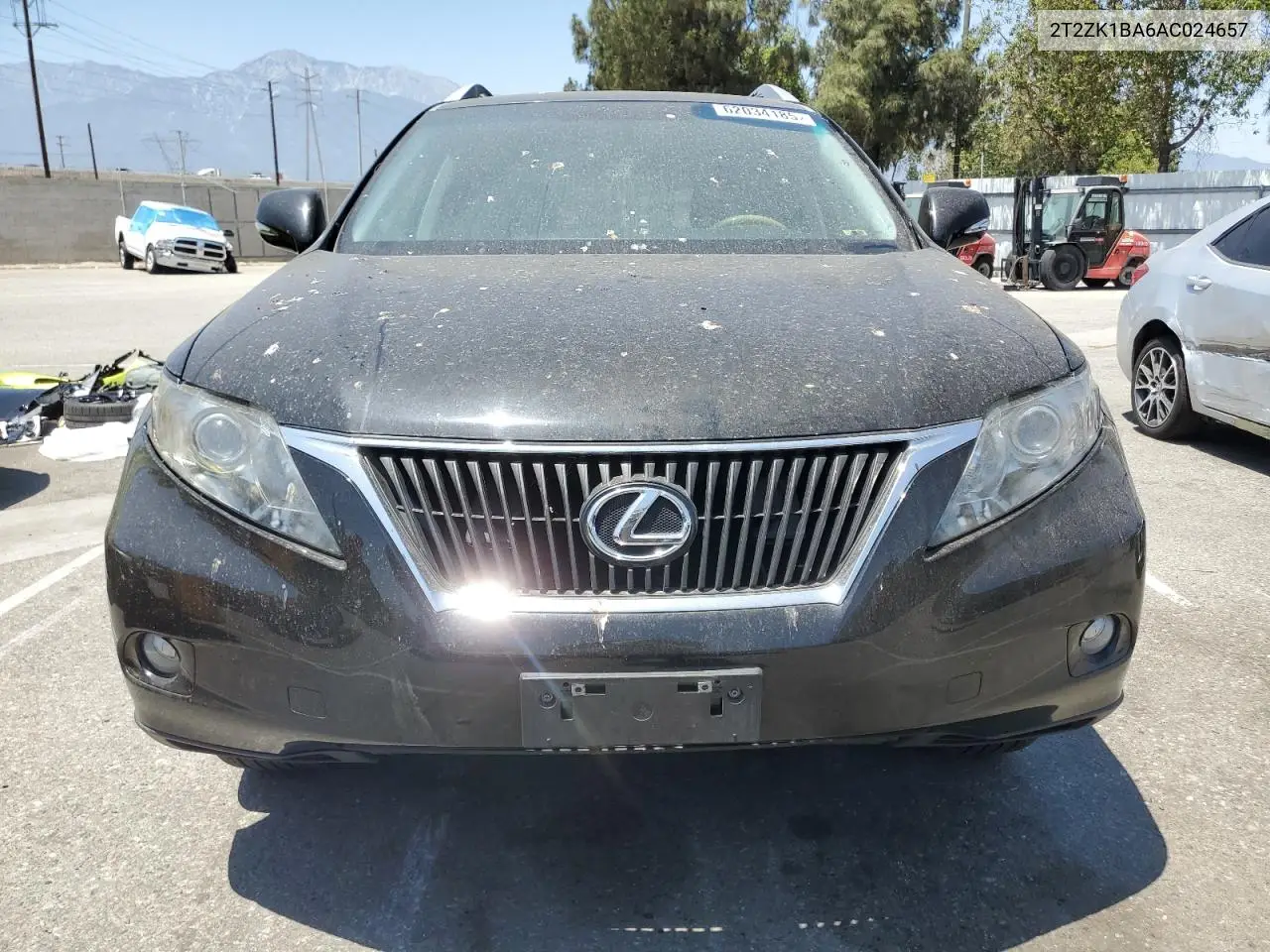 2010 Lexus Rx 350 VIN: 2T2ZK1BA6AC024657 Lot: 62034185