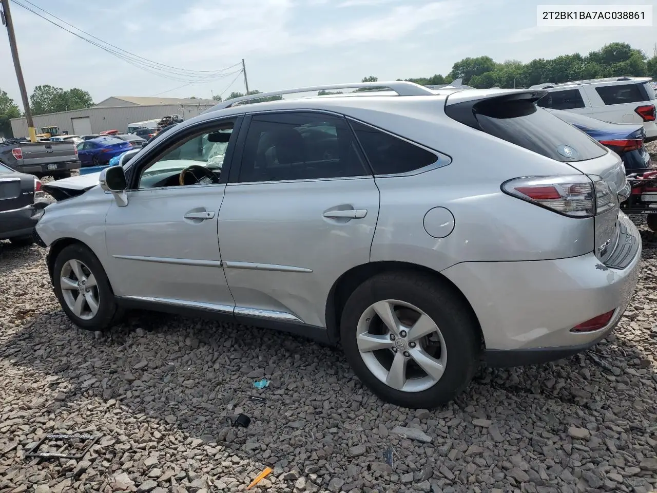 2010 Lexus Rx 350 VIN: 2T2BK1BA7AC038861 Lot: 62416245