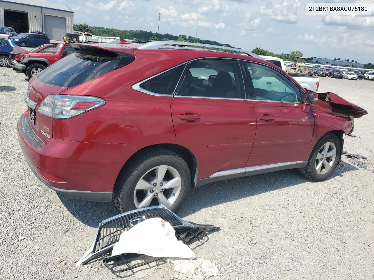 2010 Lexus Rx 350 VIN: 2T2BK1BA8AC076180 Lot: 62896855