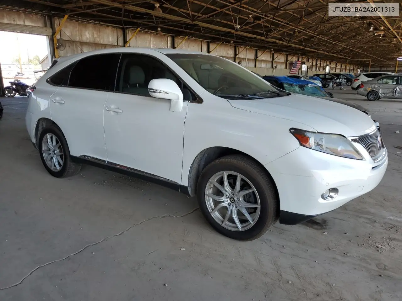 2010 Lexus Rx 450H VIN: JTJZB1BA2A2001313 Lot: 63064675