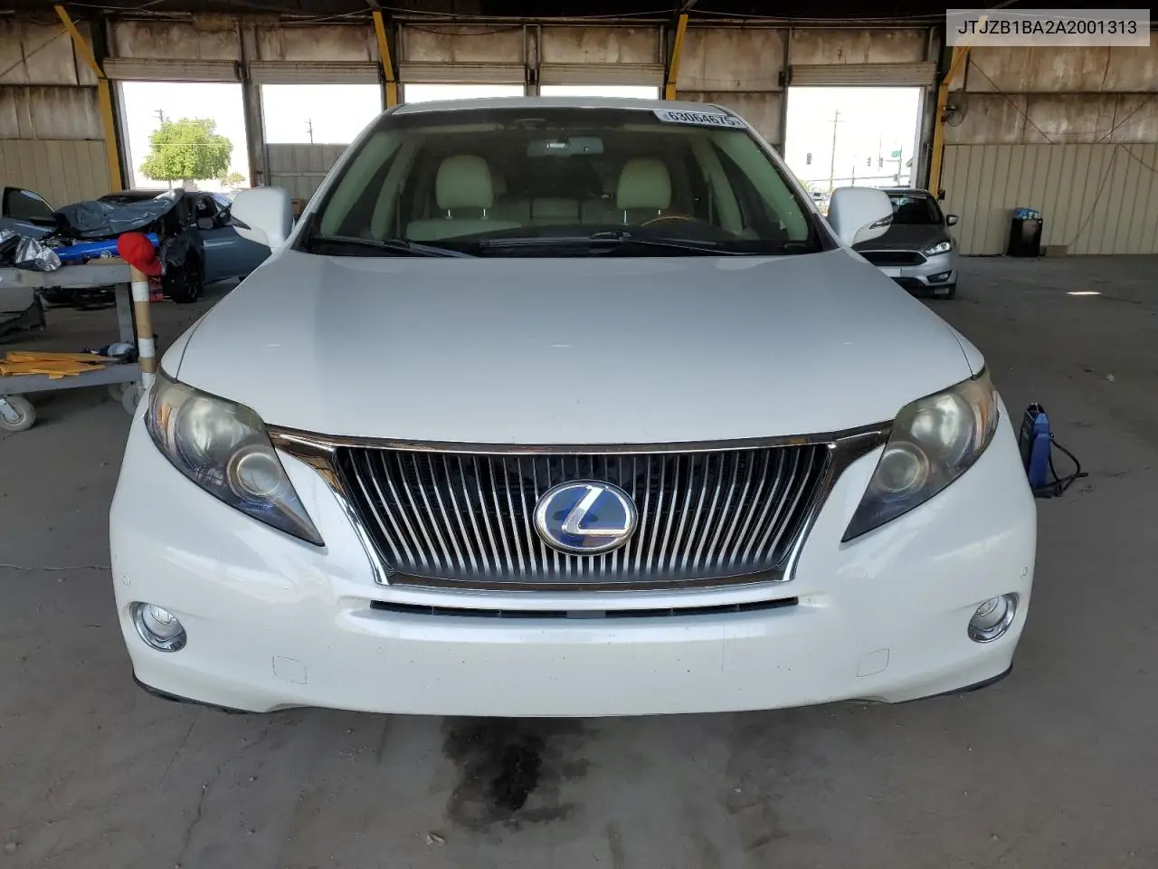 2010 Lexus Rx 450H VIN: JTJZB1BA2A2001313 Lot: 63064675
