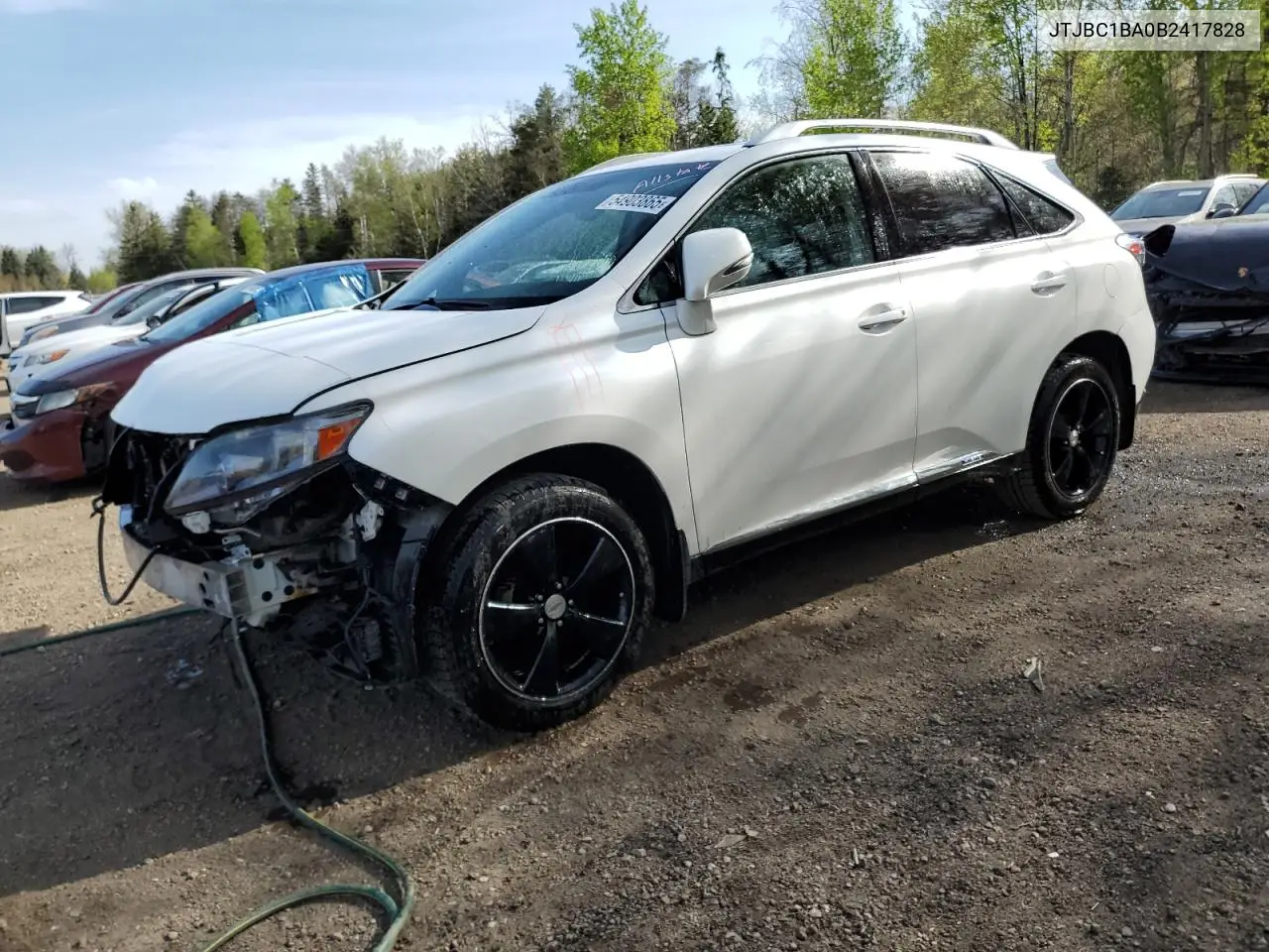 2011 Lexus Rx 450H VIN: JTJBC1BA0B2417828 Lot: 54903865