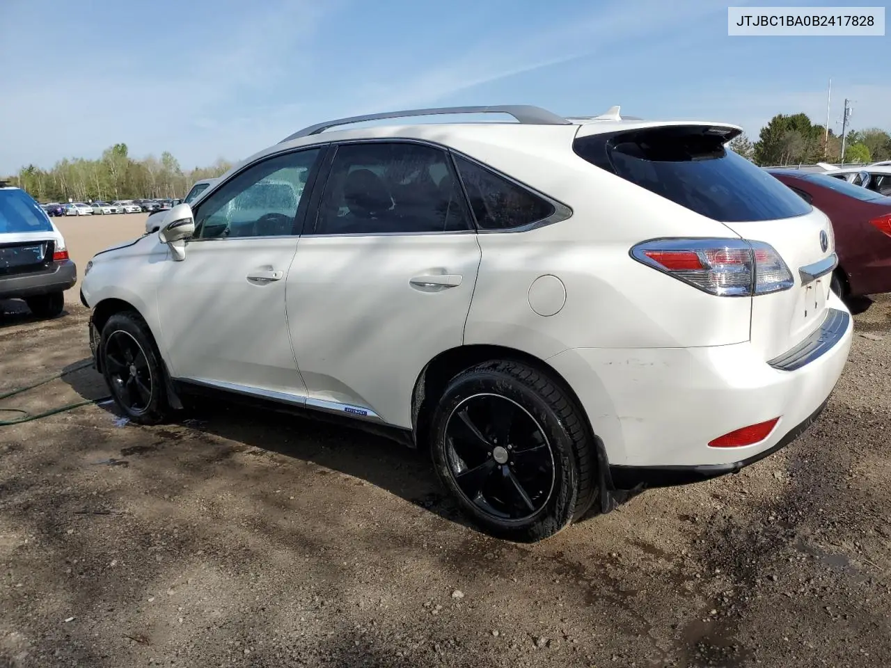 2011 Lexus Rx 450H VIN: JTJBC1BA0B2417828 Lot: 54903865