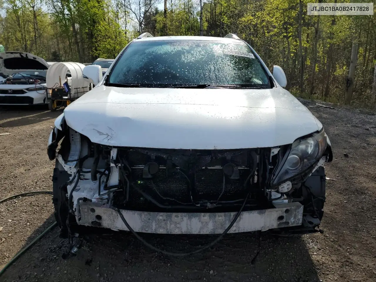 2011 Lexus Rx 450H VIN: JTJBC1BA0B2417828 Lot: 54903865